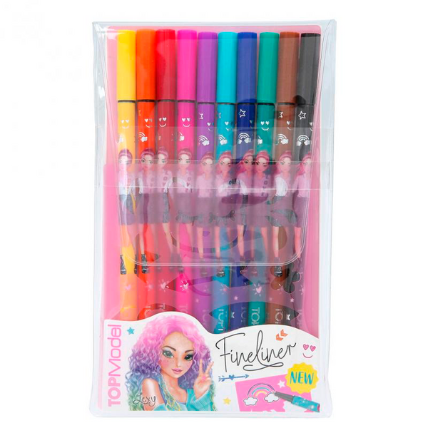 Topmodel Fineliner Set, 10 Farben