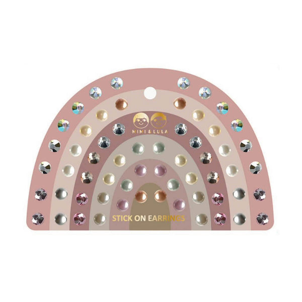 Mimi & Lula Ohrsticker 30 Paar, Pink Gem Ear Rings