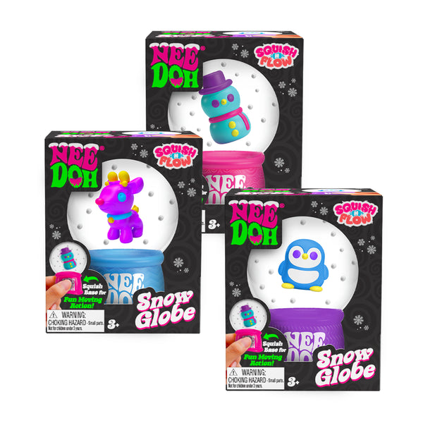 Needoh Squish N Flow Schneekugel, verschiedene Varianten