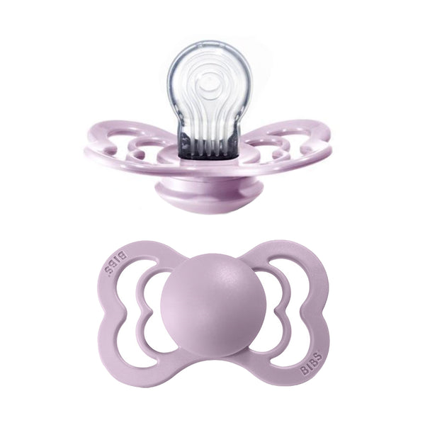 Bibs Supreme Silikon Schnuller, Gr 2 - dusky lilac