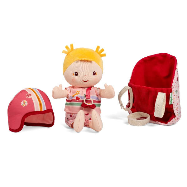 Lilliputiens Babypuppe Lena und Fahrradsitz