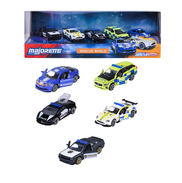 Majorette Rescue World Geschenkset 5 Teile