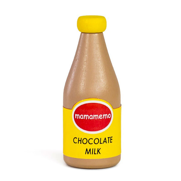 Mamamemo Spielessen aus Holz, Schokoladenmilch
