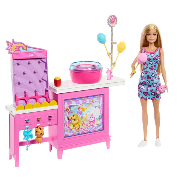 Barbie Jahrmarktspiel und Zuckerwatte