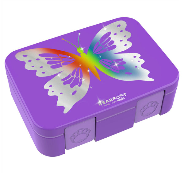 Bearfoot Glow Brotdose Schmetterling, 650 ml