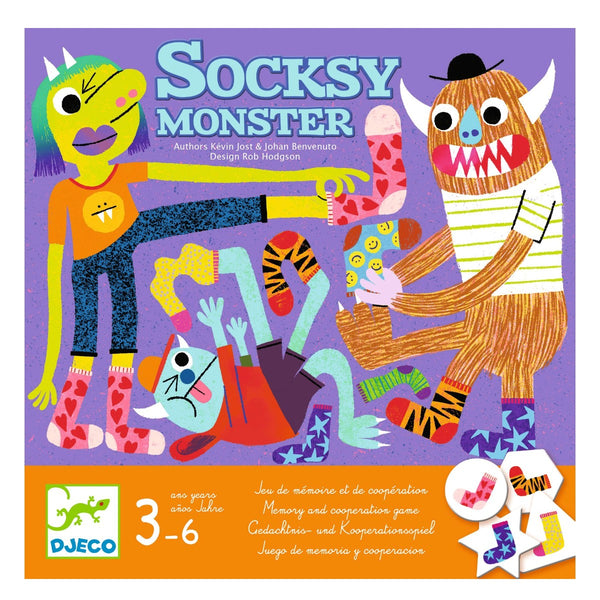 Djeco Spiel, Socksy Monster