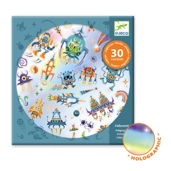 Djeco Holographische Aufkleber, Intergalaxie