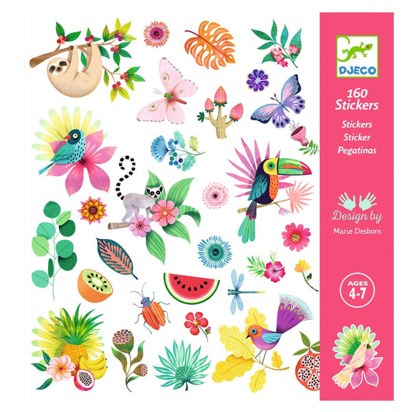 Djeco Aufkleber, Paradies