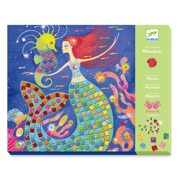Djeco Kreativbox Mosaik, Meerjungfrauen