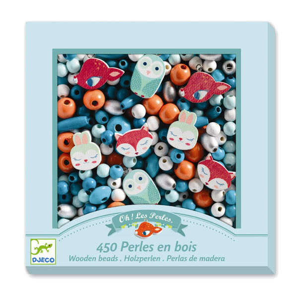 Djeco Holzperlen, Waldtiere