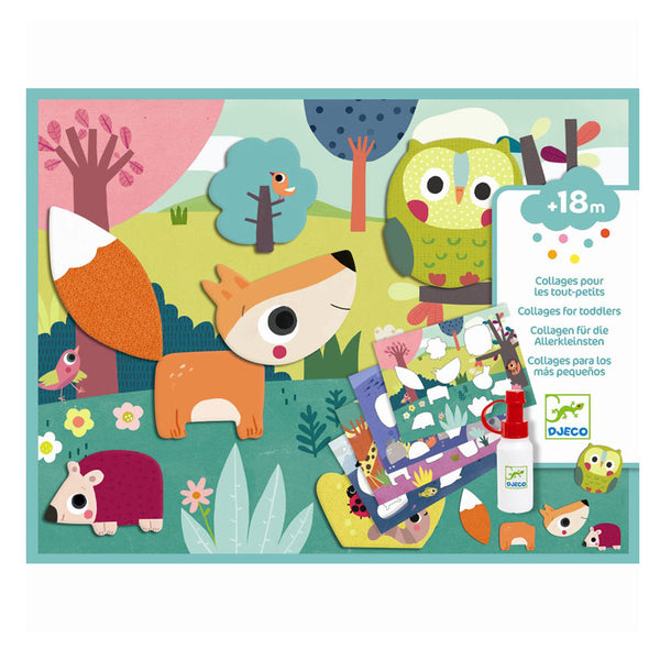 Djeco kreatives Spiel für Kleine, Collage m.Tieren