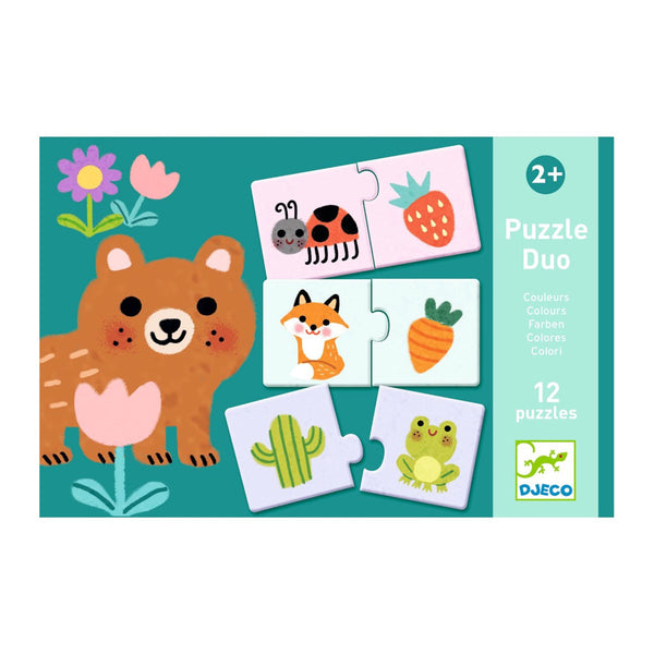 Djeco Duo-Puzzlespiel, Farben