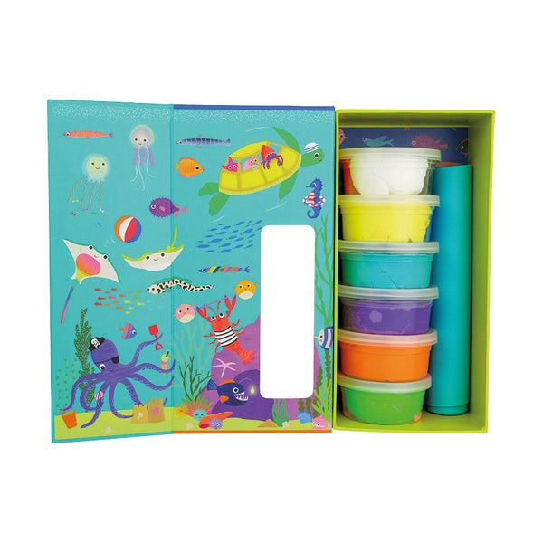 Floss & Rock selbsthärtender Ton, ocean