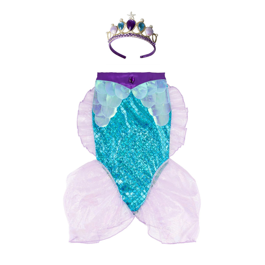 01_Great Pretenders Havfrue glimmer skørt sæt, lilla 3.jpg