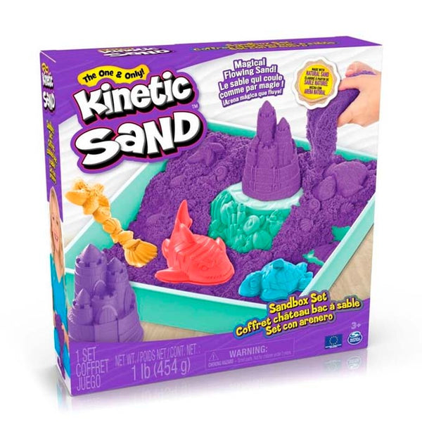 Kinetic Sand Sandbox-Set, lila