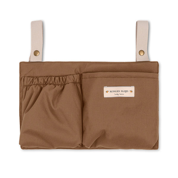 Konges Sløjd Alles, was du brauchst, Organizer-Tasche für Kinderwagen - walnut