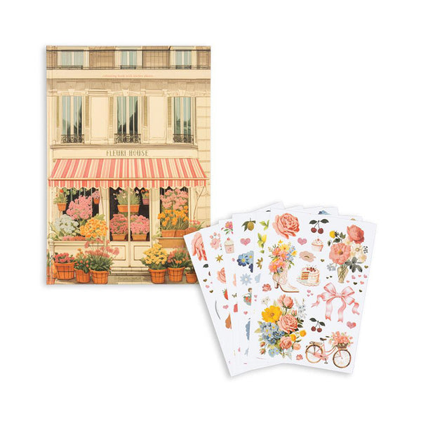 Konges Sløjd Malbuch, House of flowers