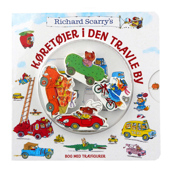 Fahrzeuge in der geschäftigen Stadt