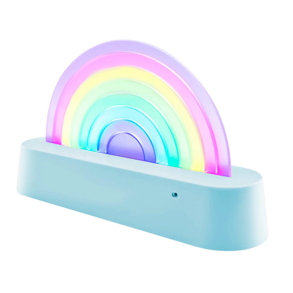 Tanzende Regenbogenlampe, blau, Lalarma