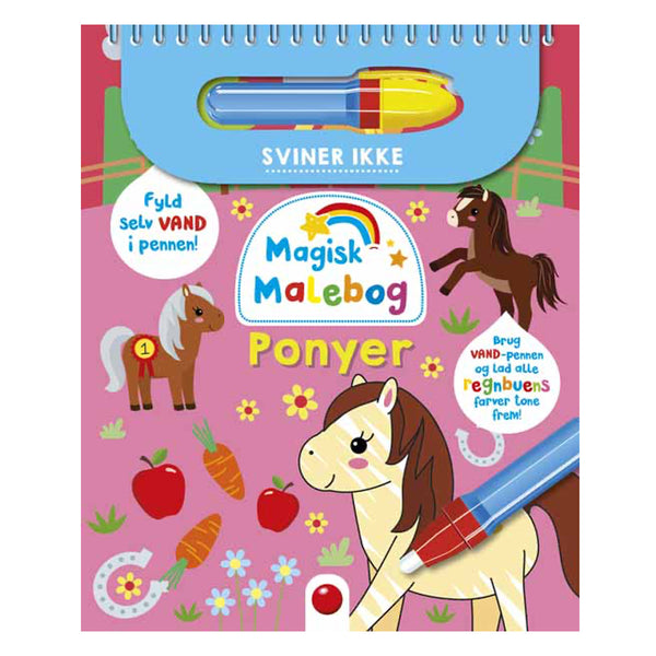 Magisches Malbuch: Ponys