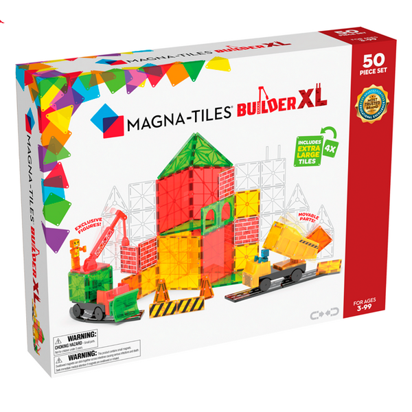 Magna-Tiles Baustellen-Set XL 50 Stk