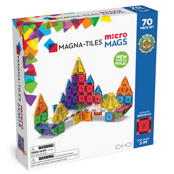 Magna-Tiles microMAGS Deluxe magnetisches Bauset 70 Teile