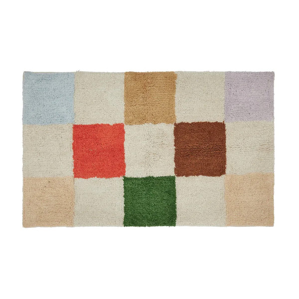 OYOY Chess Teppich, klein Multi