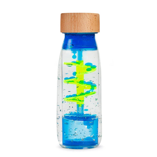 Petit Boum Spiralflasche, blau