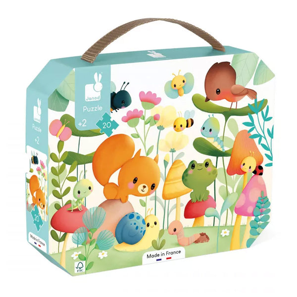 Janod Gartenfreunde Puzzle, 20 Teile