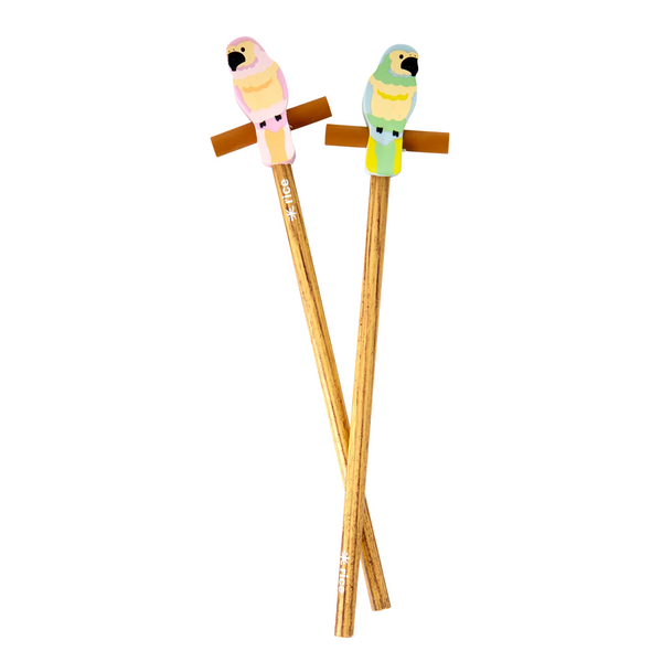 Rice Bleistift mit Papagei