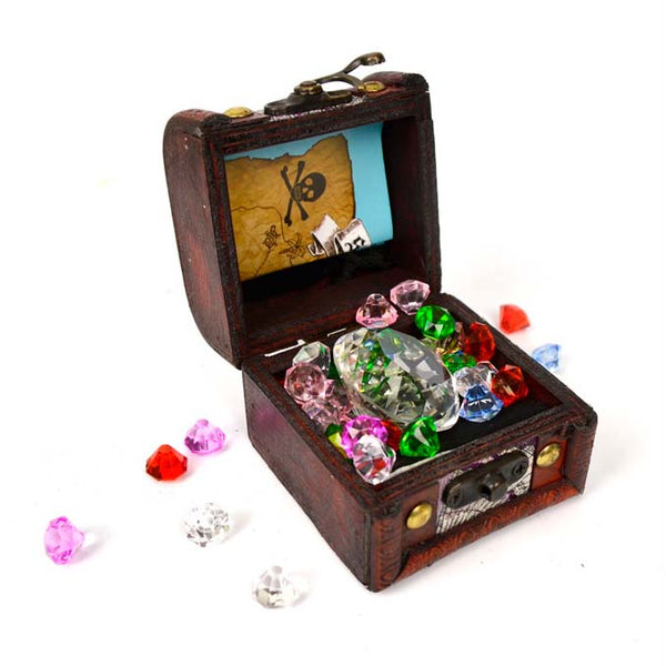 Schatzkiste mit Diamanten