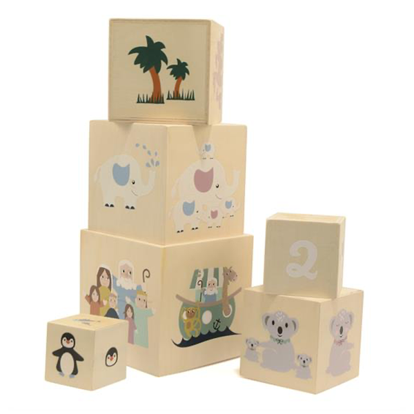 Steckkisten mit Noahs Arche