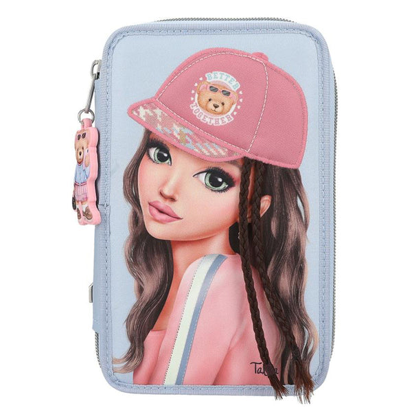 TOPModel Dreifach-Federmäppchen, Team Teddy - Talita mit Mütze