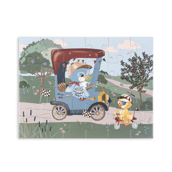 Konges Sløjd Birdie Puzzlespiel - Car Birdie