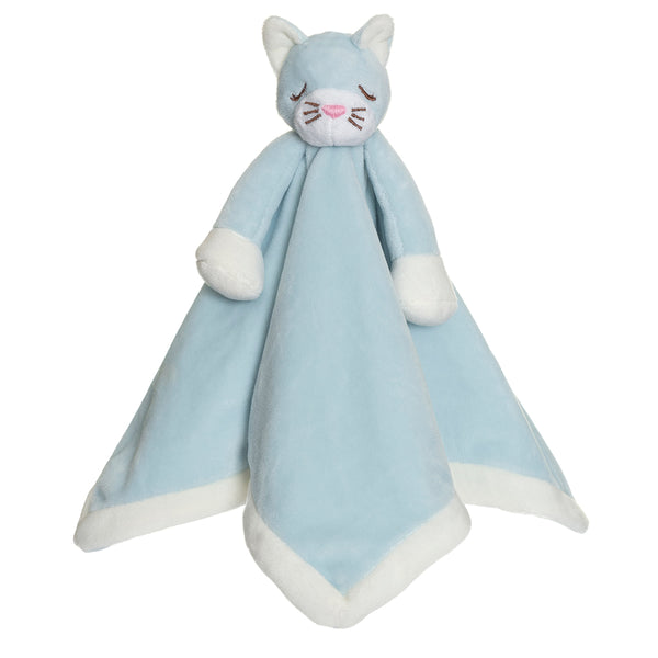 Diinglisar Schnuffeltuch Katze, hellblau