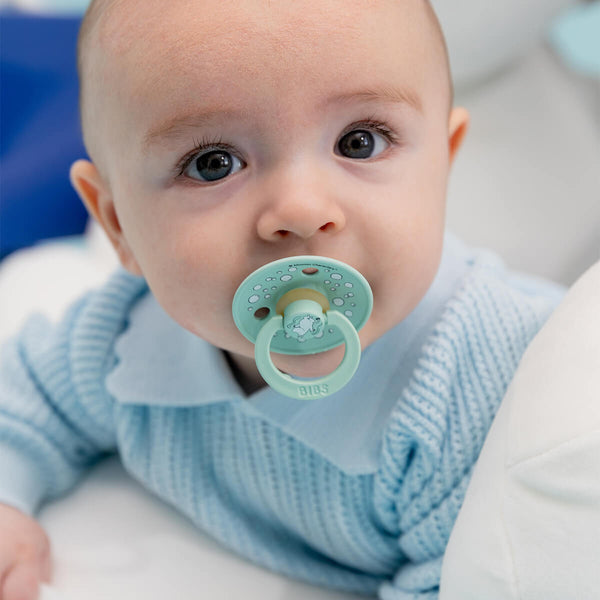 Bibs x Moomin Sailing 2er-Pack Colour Schnuller Größe 2, Nordic Mint Mix