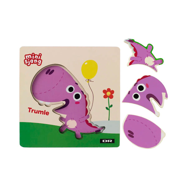 DR Holzpuzzle 3 Teile, Trumle