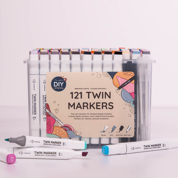 Børnenes Kartel x Kleines Karussell 121 Twin Markers