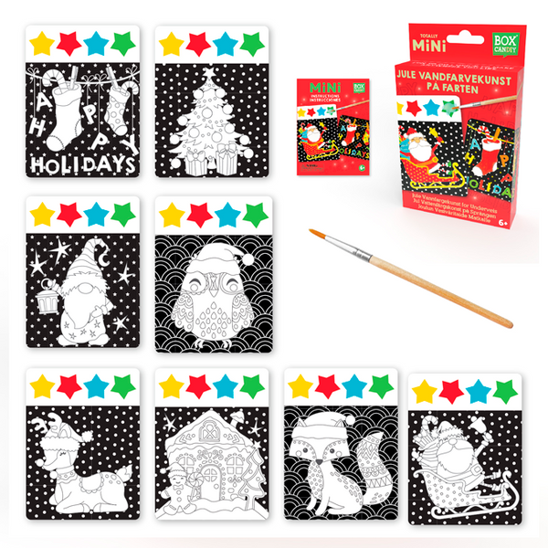 Box Candiy Weihnachts-Wasserfarbenkunst für unterwegs
