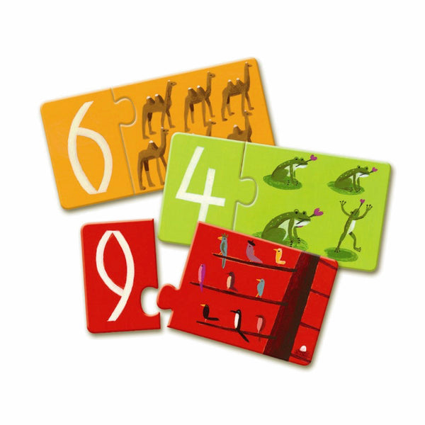 Djeco Lern-Puzzle, Nummern