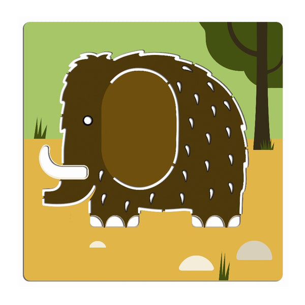 Djeco Zeichenschablonen mit Dinosauriern