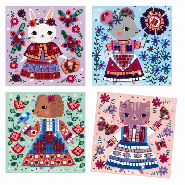 Djeco Kreatives Mosaik, Niedliche Tiere