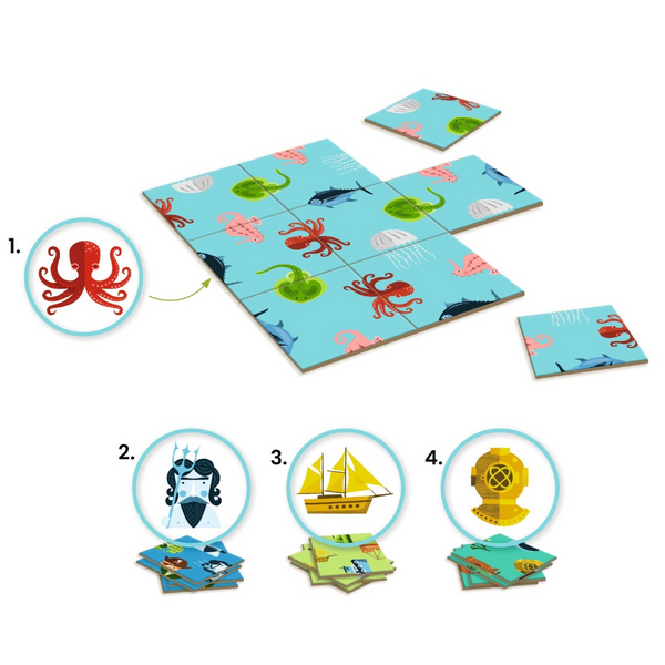 Djeco Spiel Sologic, Impossiblo Ocean