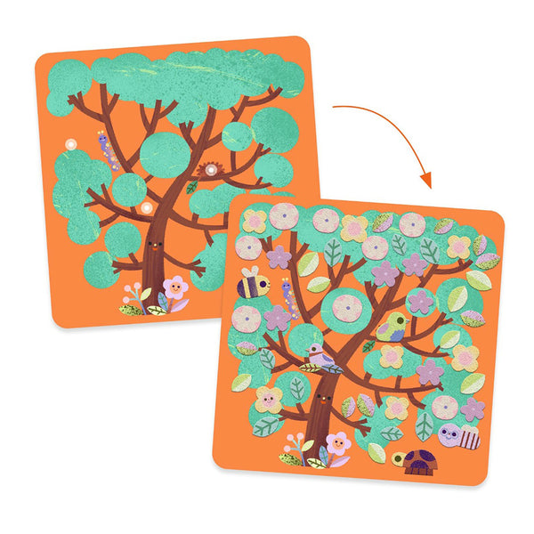 Djeco Filzbilder, Jahreszeiten