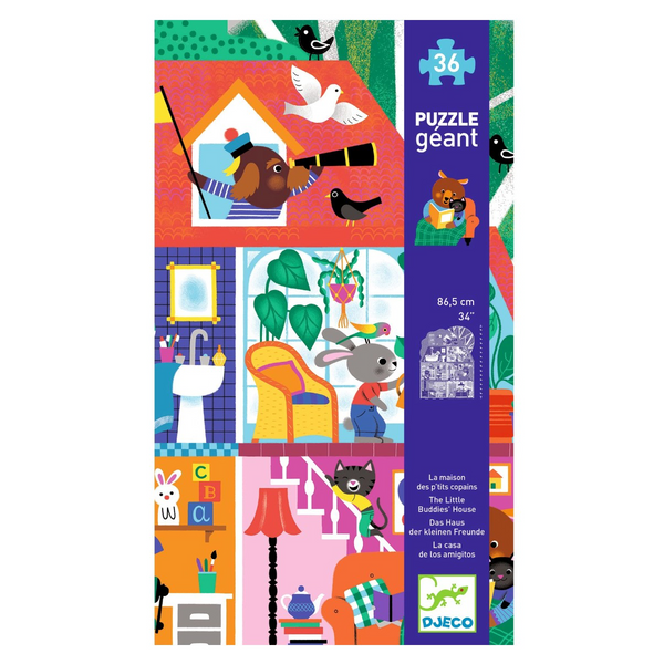 Djeco Riesiges Puzzle, das Haus