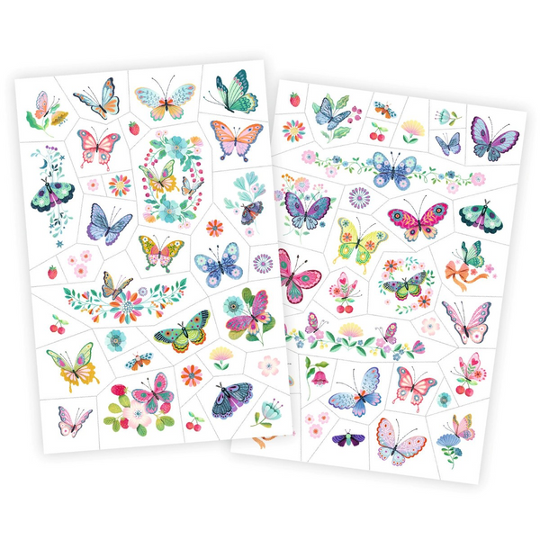 Djeco Tattoos, Schmetterlinge
