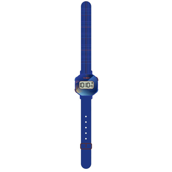 Djeco Ticlock Digitaluhr, blaue Formen