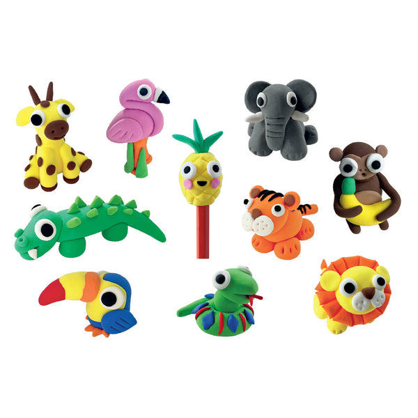 Floss & Rock selbsthärtender Ton, Dschungel