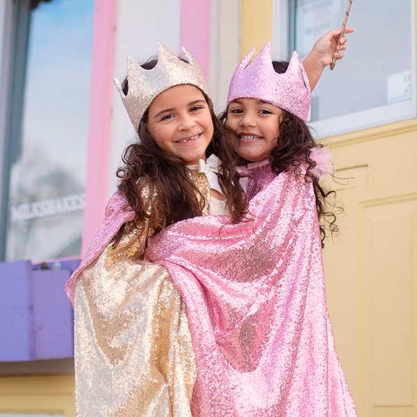 Great Pretenders Precious Paillettencape, pink Gr. 4-6 Jahre