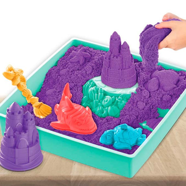 Kinetic Sand Sandbox-Set, lila